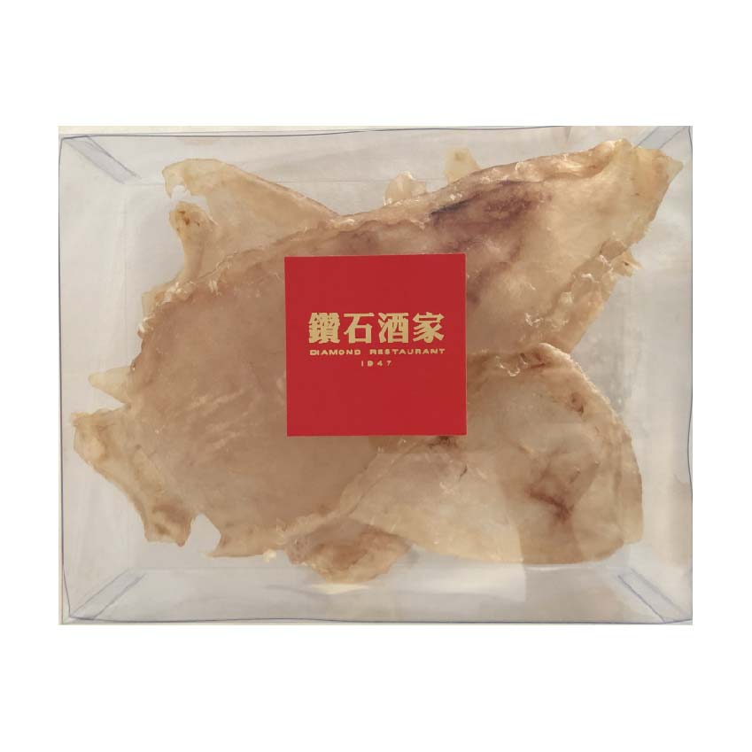 紐西蘭野生鰵魚科花膠 (約260克, 10頭, 4件大) 送 陳皮普洱(10克x8包)