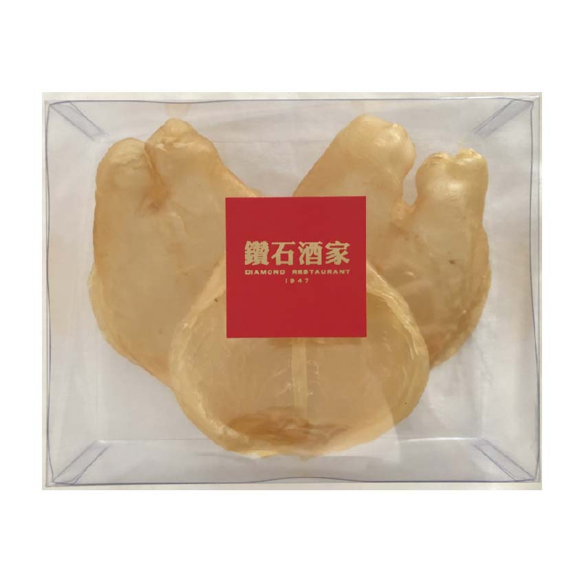 東非尖吻鱸花膠 (200克, 約10頭, 3件) 送 陳皮普洱(10克x8包)